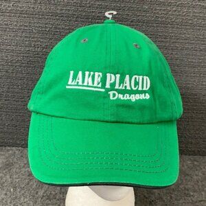 Lake Placid Dragons Baseball Hat Unisex Adjustable Green Lake Placid High School